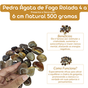 Ver imagem 4 de Pedra Ágata de Fogo Rolada 4 a 6 Cm Natural 500 Gramas