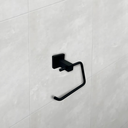 Ver imagem 5 de Kit Banheiro Quadrado Inox Acessórios 4 Peças Preto Fosco:preto Fosco
