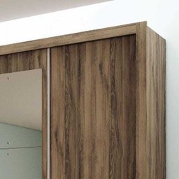 Guarda-Roupa Casal Master 3 Portas Correr com Espelho Santos Andirá - 3