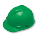 Ver imagem 1 de Capacete de Segurança V-Gard Branco, Azul, Verde, Cinza Carneira e Jugular MSA - Verde