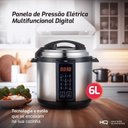 Ver imagem 3 de Panela de Pressão Elétrica Multifuncional Digital Hq 6l Inox Hq-y6di 220v