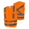 Colete Refletivo 4 Bolsos Laranja Steelflex - G - 1