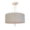 Ver imagem 1 de Lustre Pendente Com Cristal Cúpula Cinza 30x15 2E27