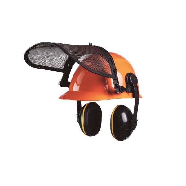 Kit Roçador Capacete com tela e abafador 14 dB Camper - 1