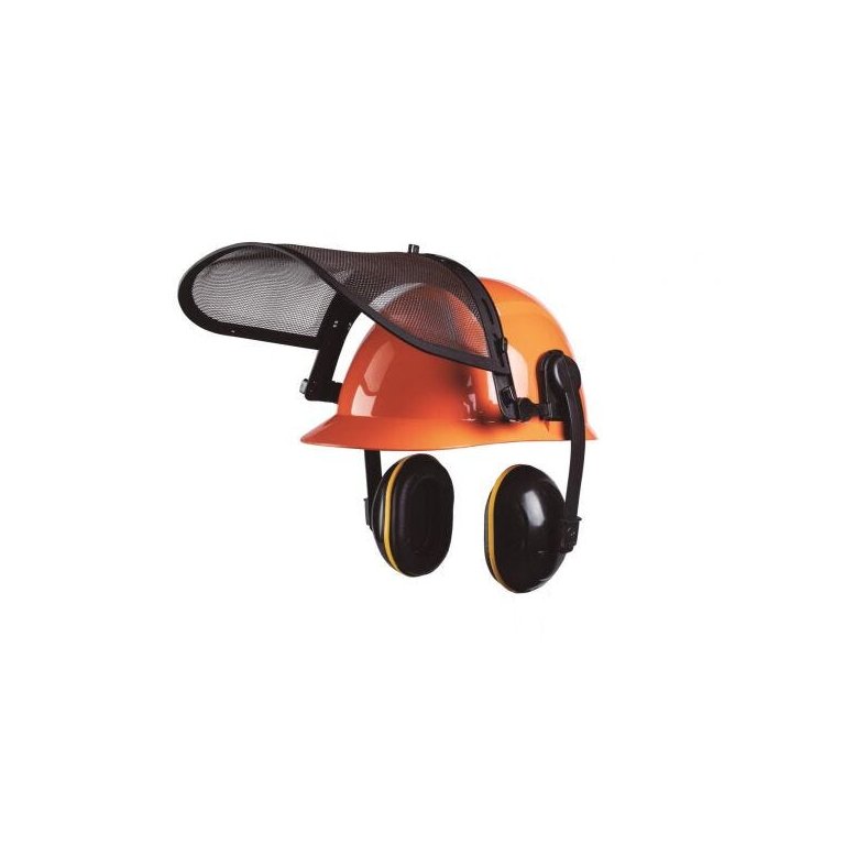Kit Roçador Capacete com tela e abafador 14 dB Camper