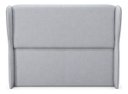 Ver imagem 2 de Cabeceira Atena para Cama Box Casal Estofada Linho Moderna Cinza