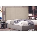 Ver imagem 3 de Cabeceira Solteiro 0,90m Ravenna Suede Bege
