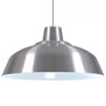 Pendente Retrô 34cm Luminária Lustre Alumínio Escovado - Rei Da Iluminação - 3