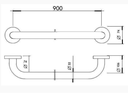 Ver imagem 2 de Barra de Apoio Deca 90 Cm Conforto Cromado - 2310c - Peça de Mostruario Desvdecag Barra Apoio