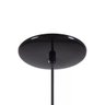 Pendente Retrô 34cm Luminária Lustre Alumínio Preto Brilhante com Cobre - Rei Da Iluminação - 2