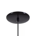 Ver imagem 2 de Pendente Retrô 34cm Luminária Lustre Alumínio Preto Brilhante com Cobre - Rei Da Iluminação
