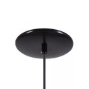 Ver imagem 2 de Pendente Retrô 34cm Luminária Lustre Alumínio Preto Fosco com Cobre - Rei Da Iluminação