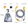 Chuveiro Ducha Portátil 12v Lorben Elétrico Carro Camping Motor Home - 6