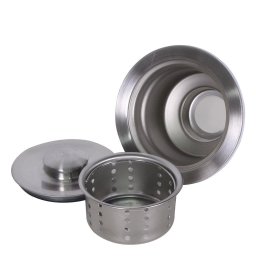 Valvula Pia Cozinha 4 1/2 Inox C Cesto Basket Removível Ralo - 5