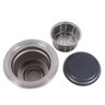 Valvula Pia Cozinha 4 1/2 Inox C Cesto Basket Removível Ralo - 4