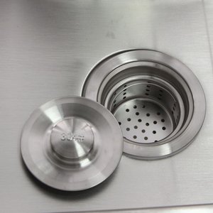 Valvula Pia Cozinha 4 1/2 Inox C Cesto Basket Removível Ralo