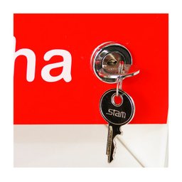 Caixa Farmacinha com Porta de Vidro e Chave 30x16x46 em Madeira MDF - 10 Caixa Farmacinha com Porta de Vidro e Chave 30x16x46 em Madeira MDF - 10