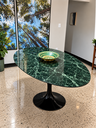 Ver imagem 3 de Oval Saarinen Preto - 130x80cm - Verde Guatemala
