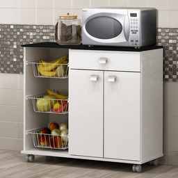 Fruteira Isis 2 Portas 1 Gaveta - 3 Fruteira Isis 2 Portas 1 Gaveta - 3