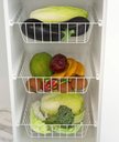 Ver imagem 3 de Fruteira Natasha Castanho Branco 1 Gaveta e 1 Porta