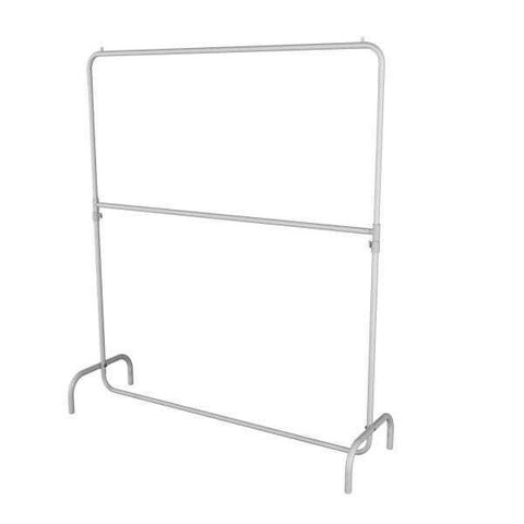 Arara para Roupas Cabideiro 2 Barras, 1,50m Branco