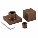 Ver imagem 4 de Kit Acabamento para Registro Base Deca Quadrado de 1/2 ou 3/4 com 2 Unidades Corten