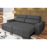 Sofá 4 Lugares Focus 2,50M Retrátil e Reclinável Suede Amassado - Cinza - 1