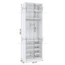 Ver imagem 2 de MÓDULO CLOSET CABIDEIRO E PRATELEIRAS A 2,50 M452.B (CASA) MUNDI MOVEIS
