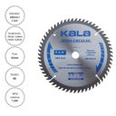 Ver imagem 2 de Lâmina de serra circular para madeira 60 dentes 185mm 7.1/4 pol Kala