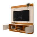 Ver imagem 2 de Rack com Painel Siena para Tv de até 75 Polegadas - Cinamomo Off White - Madetec