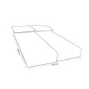 Ver imagem 2 de Sofá Cama Bicama Fidel 3 Lugares Slim Suede Marrom