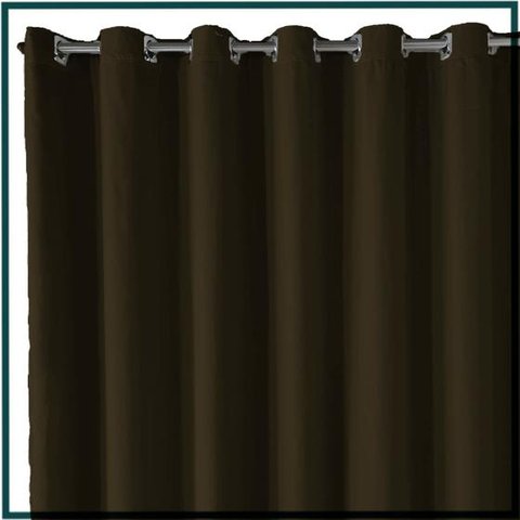 Cortina Blackout 8,00 x 2,50 Com Voal varão simples paris