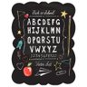 Placa Abc Letters Urban Preto - 1