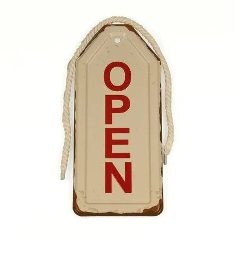 Placa Open/Closed Imperadora | MadeiraMadeira