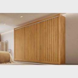 Guarda Roupa Casal Ripado 3 Portas 6 Gavetas - York-peroba - Móveis Europa - 1