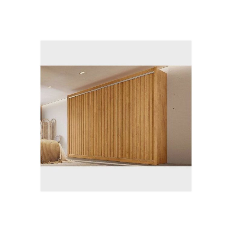 Guarda Roupa Casal Ripado 3 Portas 6 Gavetas - York-peroba - Móveis Europa Guarda Roupa Casal Ripado 3 Portas 6 Gavetas - York-peroba - Móveis Europa