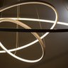 Lustre Pendente Led 100w 3 Aros Aneis Ring 80cm Branco St806 - 3