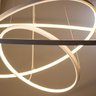 Lustre Pendente Led 100w 3 Aros Aneis Ring 80cm Branco St806 - 6