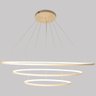 Lustre Pendente Led 100w 3 Aros Aneis Ring 80cm Branco St806 - 7