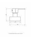 Ver imagem 2 de Acabamento de Registro Base Deca 1.1/4 e 1.1/2 (grande) Rose Fosco - Led Perflex