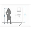 Ver imagem 5 de Gabinete Para Banheiro com Cuba e Espelheira 1 Porta 1 Prateleira Íris MGM Móveis