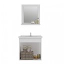 Ver imagem 6 de Gabinete Para Banheiro com Cuba e Espelheira 1 Porta 1 Prateleira Íris MGM Móveis