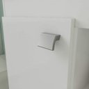 Ver imagem 5 de Gabinete Lótus Toucador de Banheiro C/ Cuba e Espelheira Preto e Branco MGM Móveis