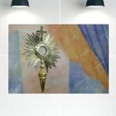 Ver imagem 1 de Quadro Decorativo Tela Canvas Religiosos Ref:qbre1 Lojall 150 X 100 Cm Borda Infinita