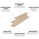 Ver imagem 5 de Kit Piso Vinílico Colado Régua Sofisticato 2mm 30m²