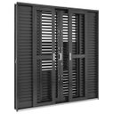 Ver imagem 1 de Porta Balcão de Correr Multiflex Aço Silenfort Sasazaki 6 Folhas 217 x 200 x 16,5cm