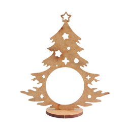 10 Unidades de Árvore de Natal Porta Bombom em Mdf - Lembrancinha/festa/papai Noel/natal/decoração - 1