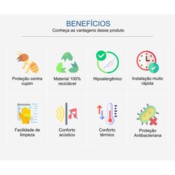 Piso vinílico LVT colado Durafloor Inova Nepal Caixa c/ 5,01m² - 4