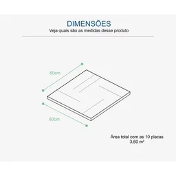 Piso vinílico LVT colado Durafloor Inova Atlanta Caixa c/ 3,60m² - 4