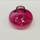 Ver imagem 4 de Vaso Garrafa Decorativo de Vidro Roxo 6x9x9cm Enfeite Sala Mesa Estante Aparador